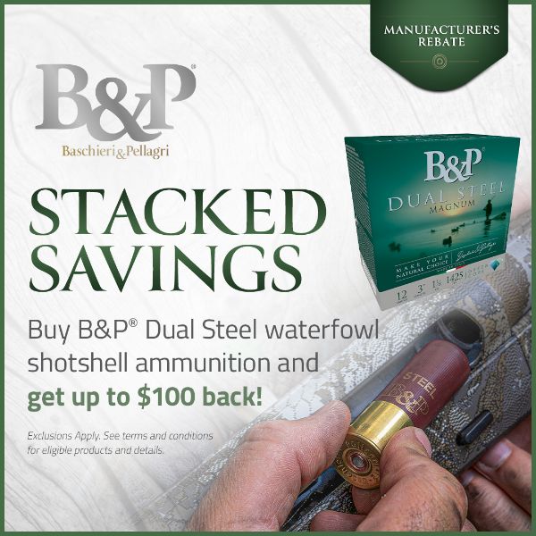 B&P USA Launches Stacked Savings Rebate on Dual Steel Waterfowl Loads ...