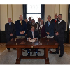 <p>Governor Tate Reeves Signs Proclamation Recognizing 100 Years of the Mississippi Forestry Commission</p>