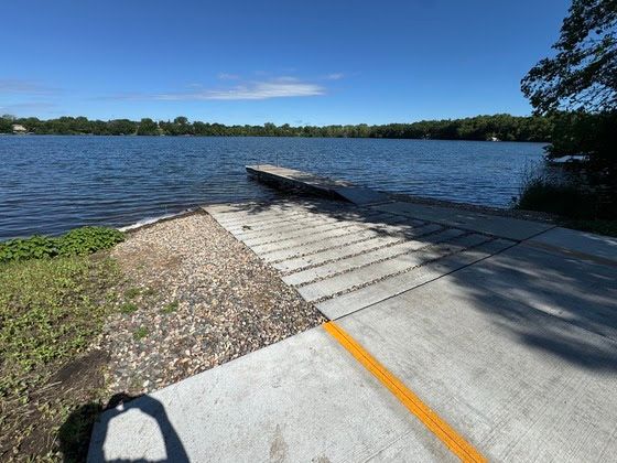 The new boat launch at Elkhorn Lake