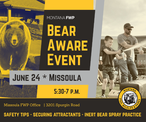 Missoula June 24 Bear Aware Event