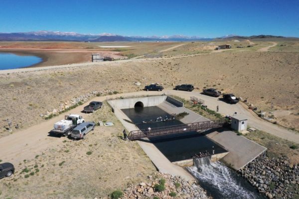 CPW salvages over 1,000 trout from Antero Reservoir