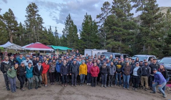 Over 80 staff from CPW, USFS, Rocky Mountain National Park (RMNP), the U.S. Fish and Wildlife Service, the Bureau of Land Management, Trout Unlimited and the Rocky Mountain Conservancy all joined forces